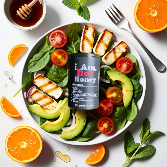 HOT HONEY HALLOUMI & CITRUS SALAD