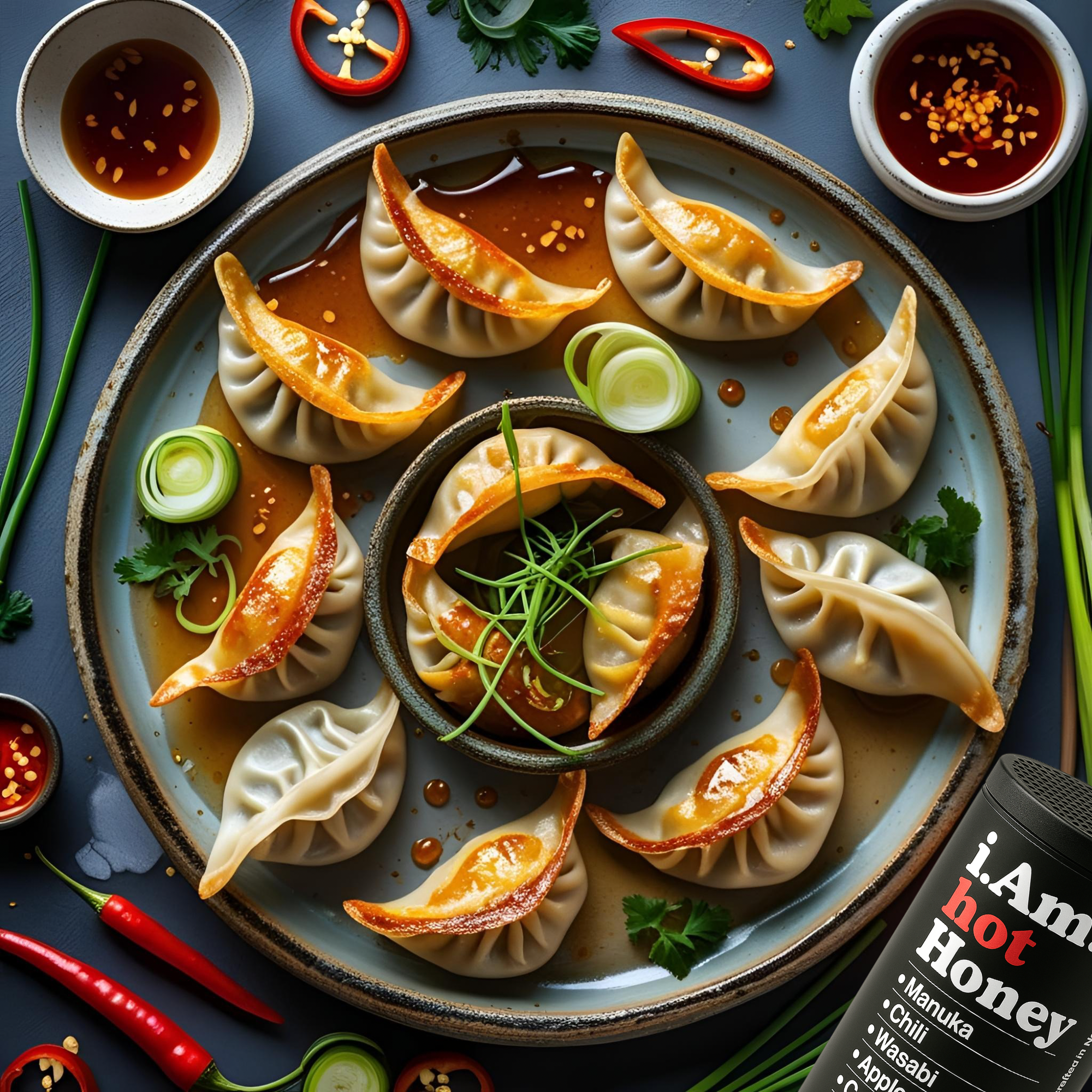 Spicy Sweet Fusion: I AM HOT HONEY Dumplings Recipe