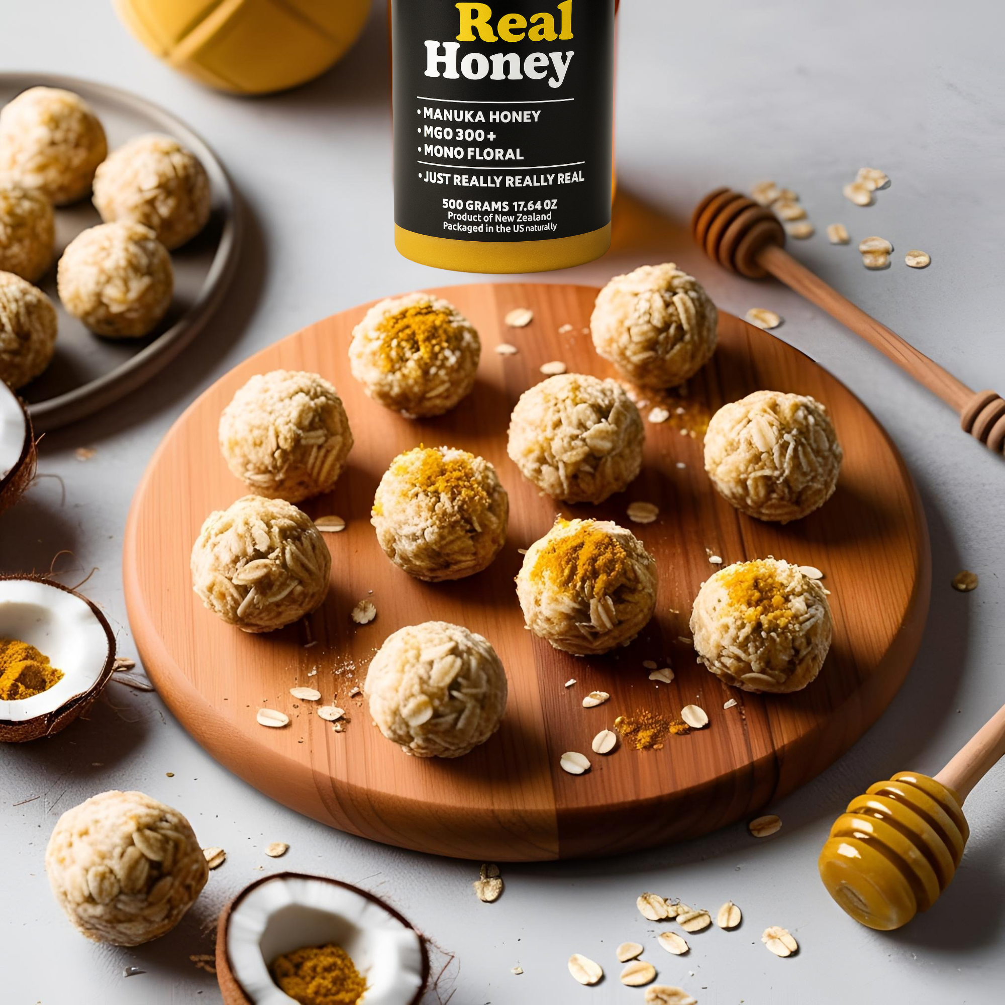 Sunshine in a Spoon  – Happy Gut Glow Bites