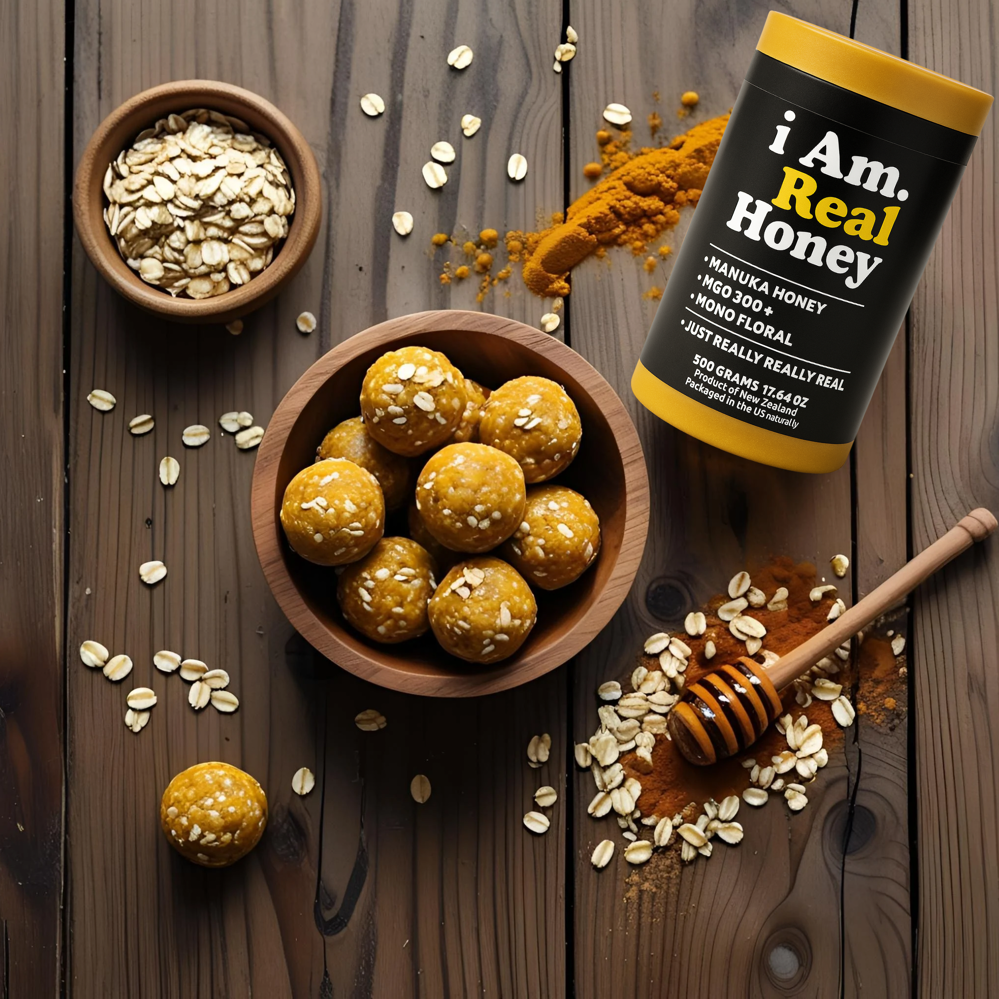 I Am Real Honey Golden Tahini Super Bites