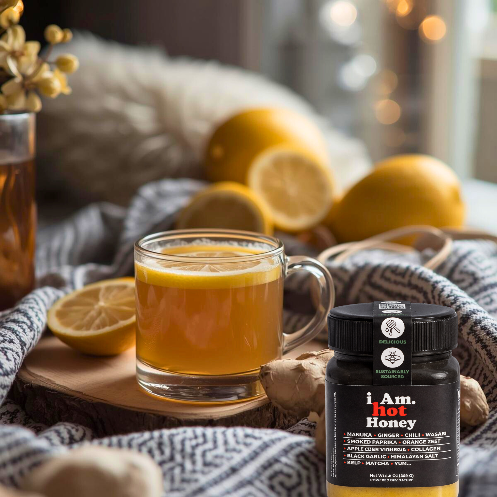 Winter Wellness Recipe: Hot Honey Lemon Ginger Tonic