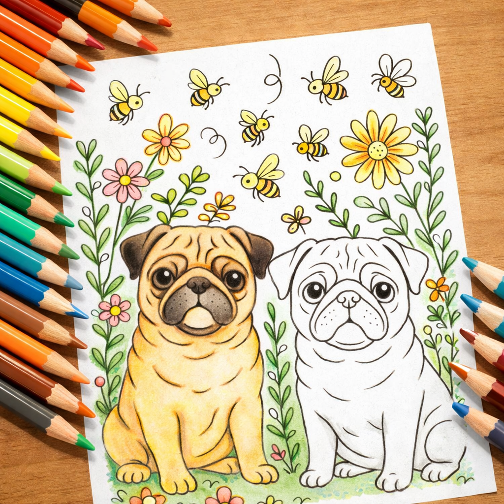 Jolly Good Self Love for Bee Lovers: Calming Coloring Book with Fun Bee Facts, I AM Affirmations & Relaxing Nature Pages for Stress Relief and Mindfulness