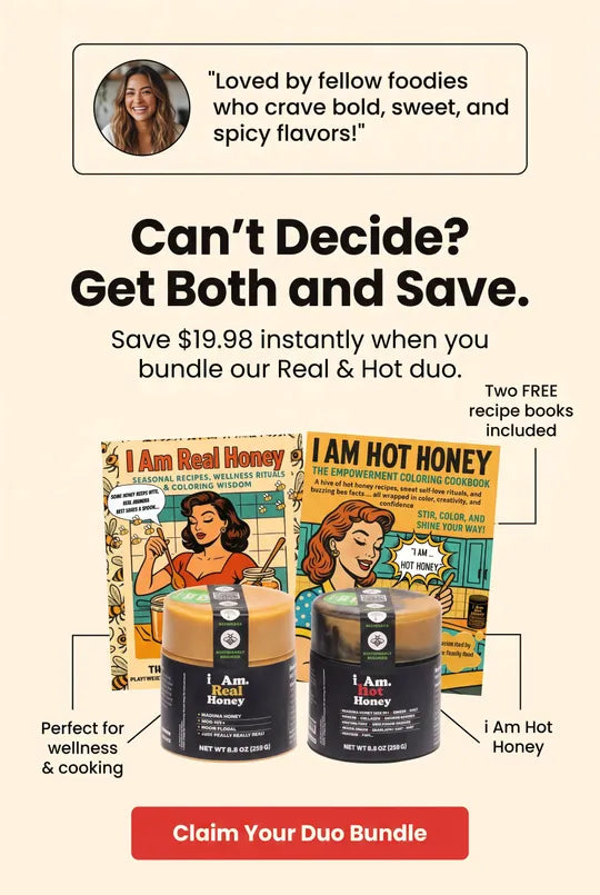 Manuka & Hot Honey Gift Bundle – Real + Hot Duo with Free Recipe Books