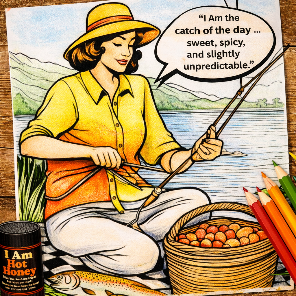 I AM Hot Honey: The Empowerment Coloring Cookbook - A Hive of Hot Honey Recipes, Self-Love Rituals, and Buzzing Bee Facts